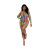 Dreamgirl Rainbow Mini Dress with Arm Warmers Queen Size