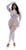 Gloved Bodystocking Dmnd - Qs - White