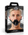Master Series Plugged Silicone Feeding Gag - Black