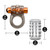 Stay Hard Vibrating Nubby Cock Ring Set With Sleeve
