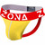 Yellow Rush Jockstrap Medium