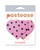 Pastease Heart w/Polka Dot - Pink/Black O/S
