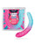 Blush B Yours 18" XX Large Double Dong Candy Papi - Multi Colors