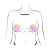 Pastease Dreamy Pastel Celestial Stars Petal Breast Pasties