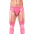 Prowler Lace Garter Set Pink M