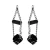 Strict Leather Fur Lined Nubuck Suspension Cuffs with Grip
