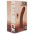 Realrock Dual Layered Curved Realistic Dildo 6" Brown