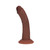 Realrock Dual Layered Curved Realistic Dildo 6" Brown