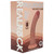 Realrock Dual Layered Curved Realistic Dildo 8" Tan