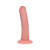 Realrock Dual Layered Curved Realistic Vibrating Dildo 6" Flesh