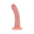 Realrock Dual Layered Curved Realistic Vibrating Dildo 6" Flesh