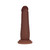 Realrock Dual Layered Realistic Sliding Skin Dildo 6" Brown