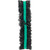Lace Garter Black/Green O/S