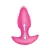 BANG! Thrusting & Vibrating Silicone Butt Plug Pink