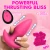 BANG! Thrusting & Vibrating Silicone Butt Plug Pink