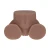 Xkin Bodyforms Kaya Bloom Dual Entry Vibrating Masturbator Brown