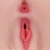 Xkin Bodyforms Mia Hart Dual Entry Vibrating Masturbator Beige