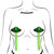 Pastease Tassel Ufo Alien Glow-In-The-Dark Neon Green On Black Nipple Pasties