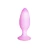 Softies Dual Layer Butt Plug 4 in. Pink