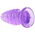 Crystal Jellies Anal Twist 5 Inch Purple