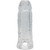 Titanmen Cock Sleeve With Ball Strap 6 Inch Clear