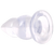 Crystal Jellies - Double Pop Plug - 6 Inch Clear