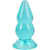 Crystal Jellies - Double Pop Plug - 6 Inch Teal