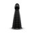 b-Vibe Cone 10 in. Tapered & Ribbed Dildo with Suction Cup