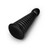 b-Vibe Cone 10 in. Tapered & Ribbed Dildo with Suction Cup