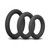 b-Vibe Snug Ring Swole 3-Pack Snug Fit Thick Silicone C-Ring