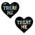 Treat Me Holographic Heart Smart Nfc Pasties