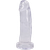 Crystal Jellies - Realistic Cock - 7 Inch Clear