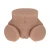 Xkin Bodyforms Nina Vale Dual Entry Vibrating Masturbator Tan