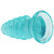 Crystal Jellies Anal Twist 7 Inch Teal