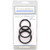 Titanmen Slim C-Ring 3pc Silicone Set Black