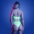 Fantasy Lingerie Glow U Already Know High Neck Teddy with Pasties O/S