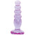 Doc Johnson Crystal Jellies 5" Anal Beads Delight - Purple