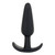 Doc Johnson Mood Naughty Butt Plug Small - Black
