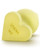 Blush Naughty Candy Heart Spank Me Butt Plug - Yellow