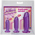 Doc Johnson Crystal Jellies Anal Starter Butt Plug Kit - Purple