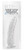 Pipedream Basix Rubber Works 7" Slim Realistic Dildo - Clear