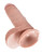Pipedream King Cock 7" Realistic Dildo Includes Balls - Flesh