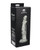 Spartacus Blown Medium Realistic Glass Dildo - Clear