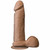 Doc Johnson 8" ULTRASKYN Realistic Suction Cup Dildo With Balls - Caramel