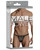 Male Power Men's Rip Off Thong Includes Studs Black L/Xl
