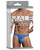 Male Power Men's Satin Bong Thong Blue L/Xl