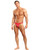 Male Power Men's Satin Bong Thong Red S/M