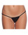 Coquette Low Rise Lycra G-String Panty Black - One Size Fits All