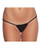 Coquette Low Rise Lycra G-String Panty Black Xl