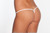 Coquette Low Rise Lycra G-String Panty White Xl